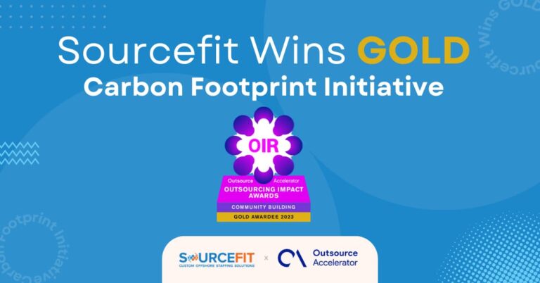 Outsourcing for Good: Sourcefit's Community-Building Initiatives Recognized at the 2023 Outsource Accelerator Impact Awards