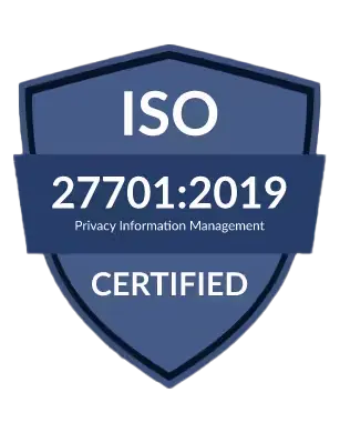ISO 27701:2019 Certified