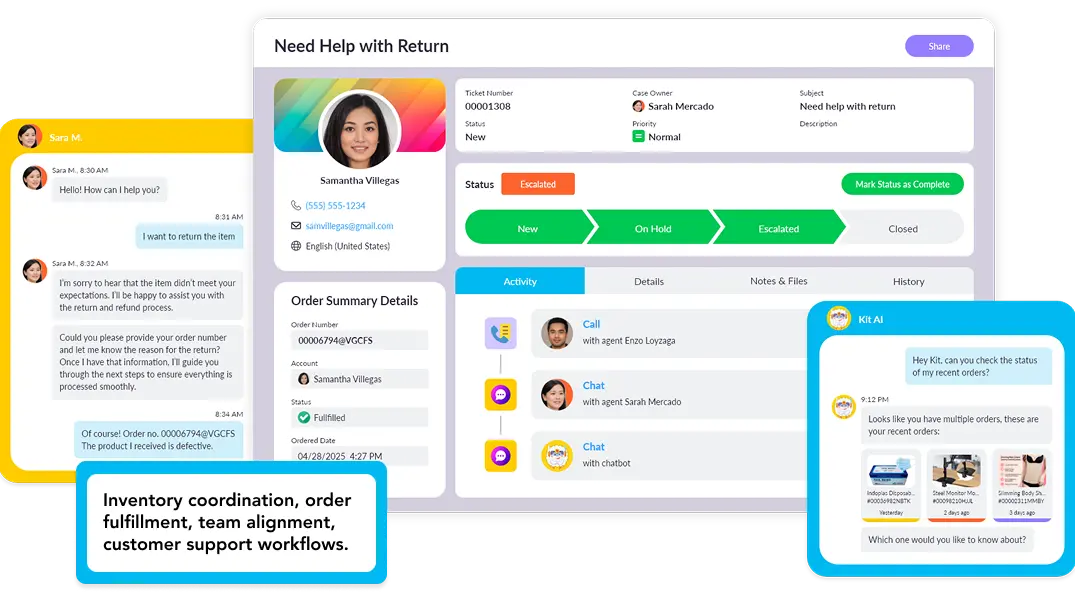 WorkingAI automating order processing, customer service, and inventory workflows