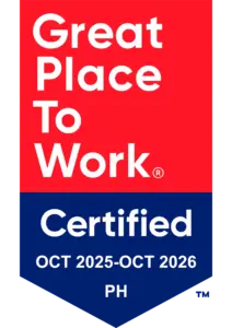 Great Place To Work Certified October 2025 - 2026