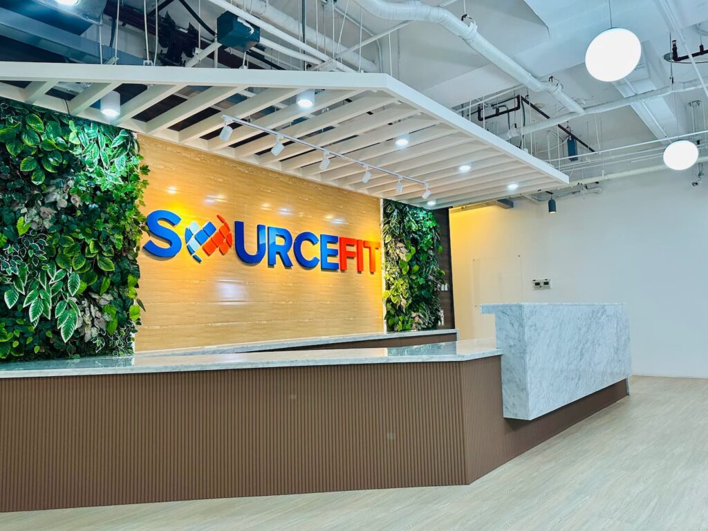 Sourcefit reception area — Offshore Staffing & BPO Across 6 Countries