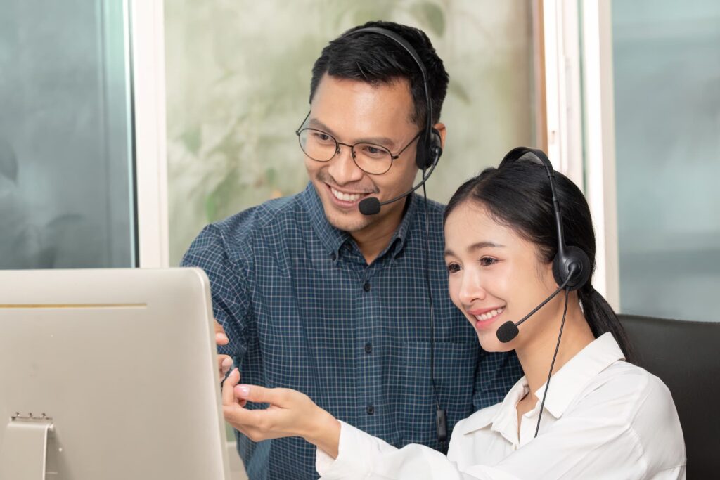 Call center team collaborating — Offshore Staffing & BPO Across 6 Countries