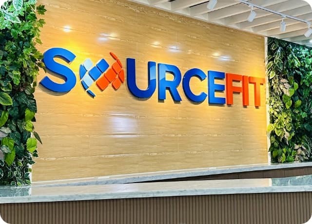 Sourcefit reception area — Offshore Staffing & BPO Across 6 Countries