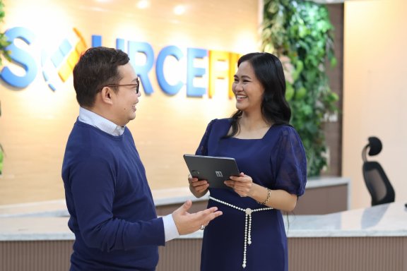 Sourcefit reception area — Offshore Staffing & BPO Across 6 Countries