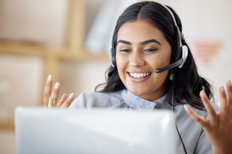 Customer success specialist assisting client: Offshore Staffing & BPO Across 6 Countries
